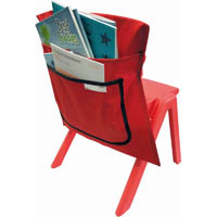 writer nylon chair bag red