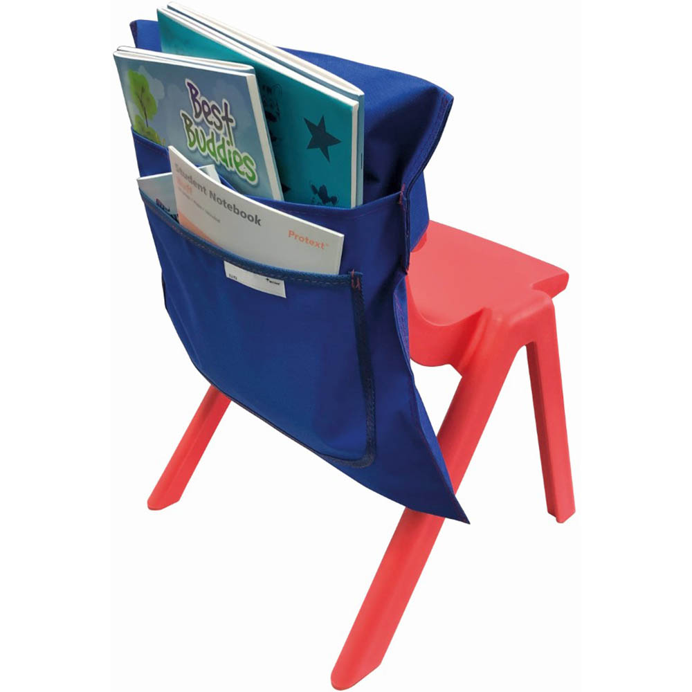 Image for WRITER NYLON CHAIR BAG BLUE from Mitronics Corporation