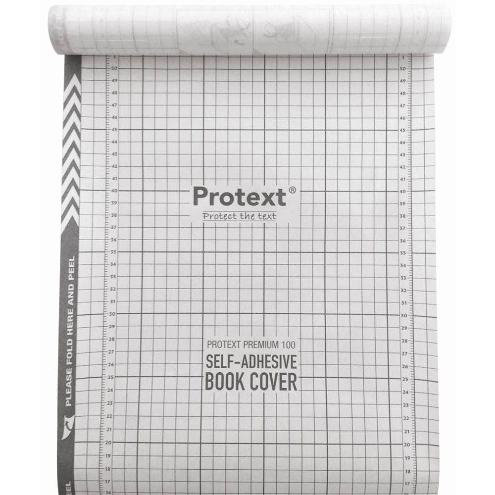 PROTEXT EVERYDAY SELF ADHESIVE BOOK COVER 50 MICRON CLEAR 450MM X 15M ROLL |  | 7098888