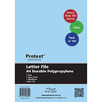 protext letter file a4 clear pack 100
