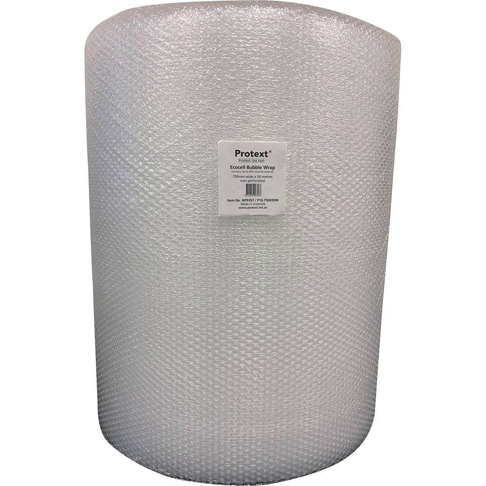 Image for POLYCELL OFFICE BUBBLE WRAP NON PERFORATED 750MM X 50M CLEAR from That Office Place PICTON