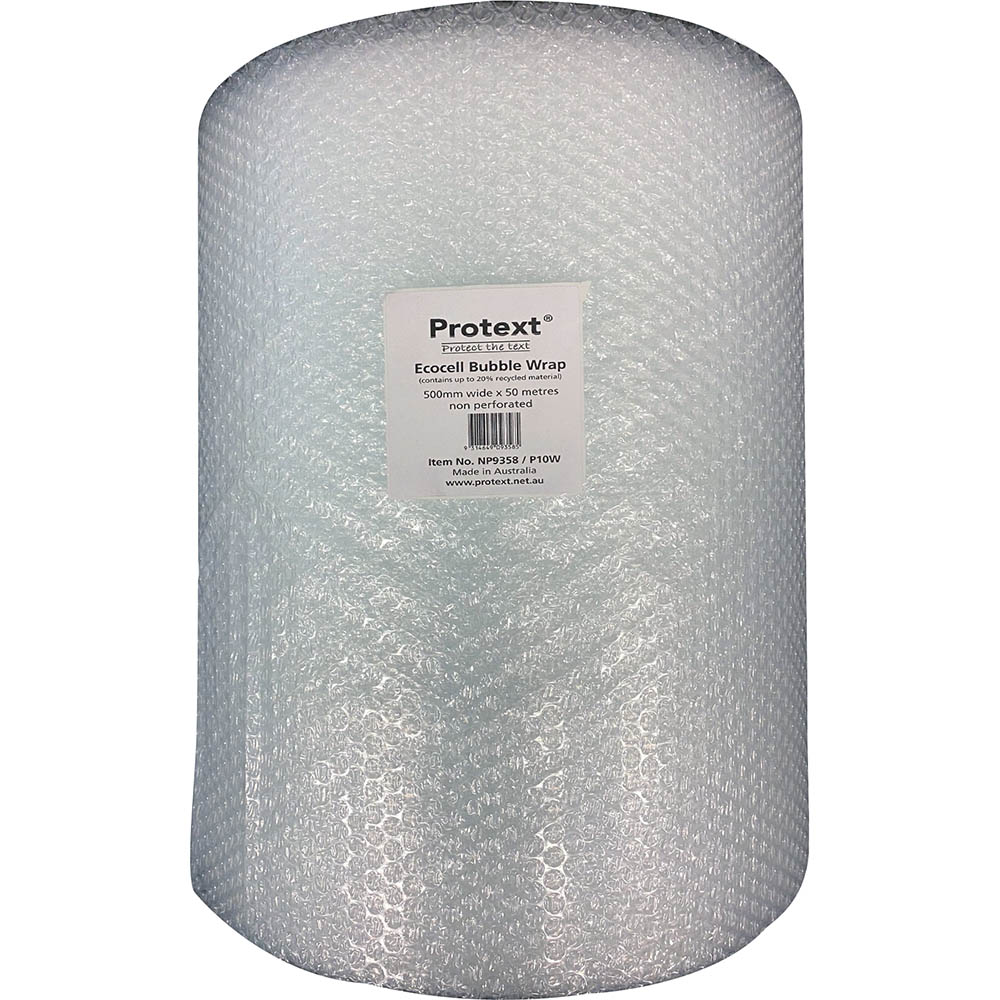 Image for POLYCELL OFFICE BUBBLE WRAP NON PERFORATED 500MM X 50M CLEAR from Mitronics Corporation
