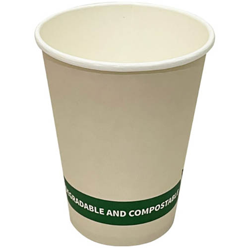 Image for EARTH ECO SINGLE WALL CUP 12OZ WHITE CARTON 1000 from Mercury Business Supplies