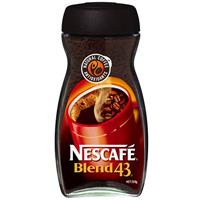 nescafe blend 43 instant coffee 250gm jar
