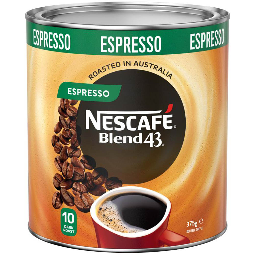 Image for NESCAFE ESPRESSO ROAST INSTANT COFFEE 375GM from Challenge Office Supplies