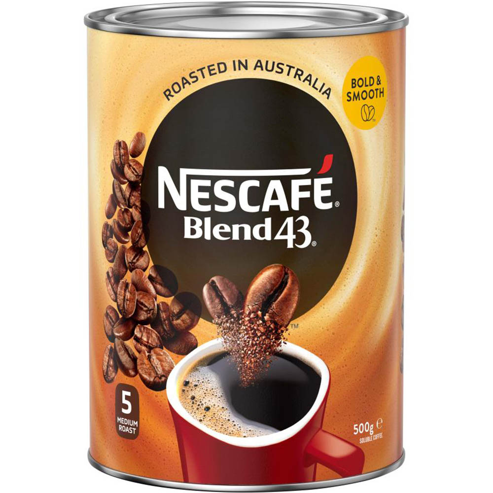 Image for NESCAFE BLEND 43 INSTANT COFFEE 500G CAN from Prime Office Supplies