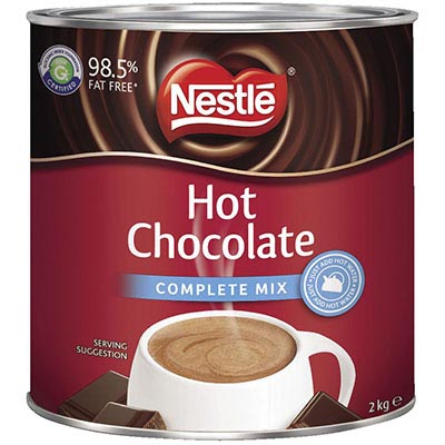 Image for NESTLE HOT CHOCOLATE COMPLETE MIX 2KG from Olympia Office Products