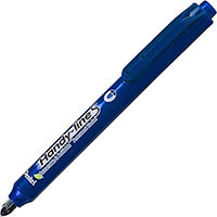pentel pen retractable permanent marker bullet point blue