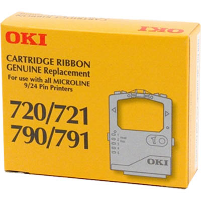 Image for OKI ML720/ML721/ML790/ML791 PRINTER RIBBON BLACK from Mitronics Corporation