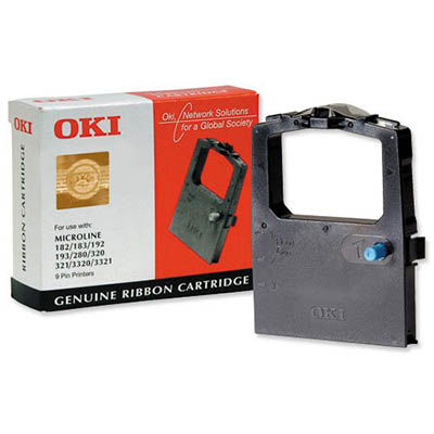 Image for OKI 100/320 PRINTER RIBBON BLACK from Office Fix - WE WILL BEAT ANY ADVERTISED PRICE BY 10%