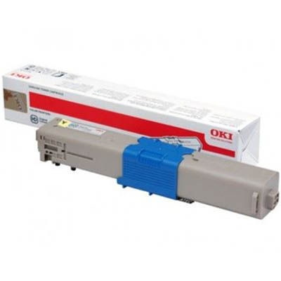Image for OKI 44973545 C301 TONER CARTRIDGE YELLOW from Office Heaven