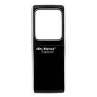 optica mini metro explorer led magnifier black