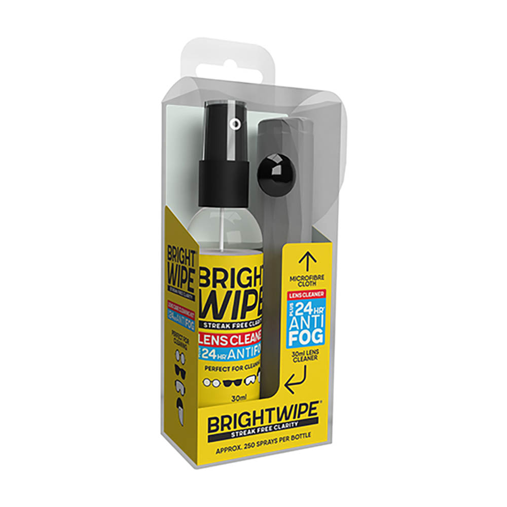 BRIGHTWIPE ANTIFOG LENS CARE KIT 30ML |  | 7118197