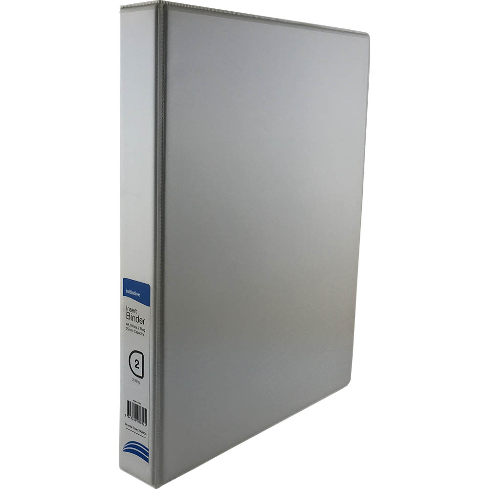 INITIATIVE INSERT RING BINDER 2D 25MM A4 WHITE |  | 7004604i