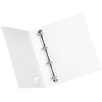 initiative insert ring binder 4d 25mm a4 white