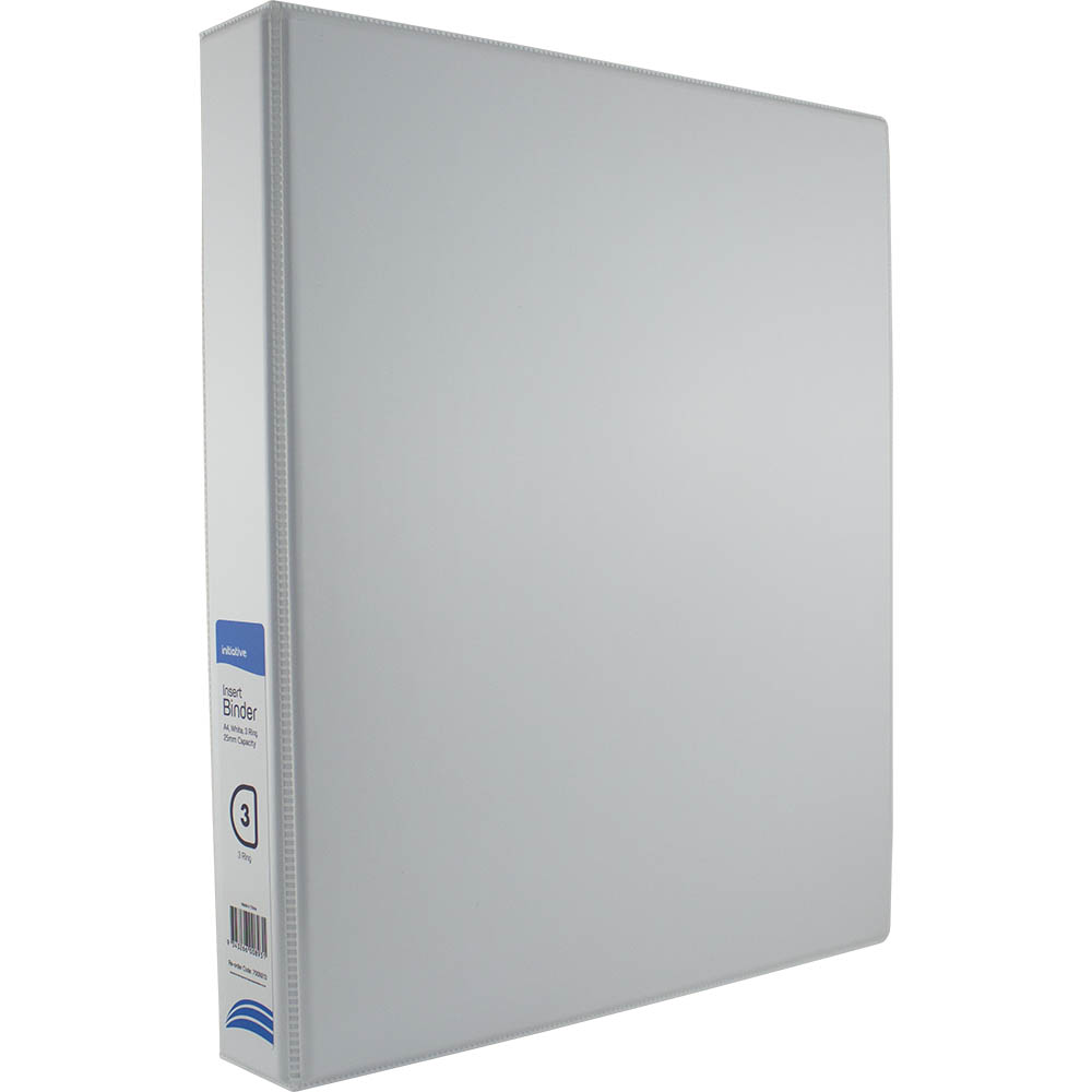 INITIATIVE INSERT RING BINDER 3D 50MM A4 WHITE |  | 7007954i