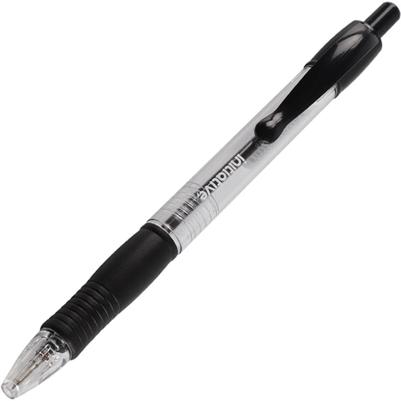 Image for INITIATIVE RETRACTABLE BALLPOINT PENS MEDIUM BLACK BOX 25 from Challenge Office Supplies