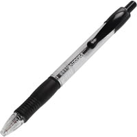 initiative retractable ballpoint pens medium black box 25