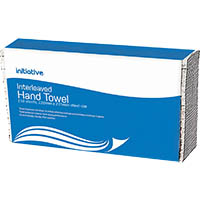 initiative interleaved ultraslim hand towel 230 x 220mm 150 sheets