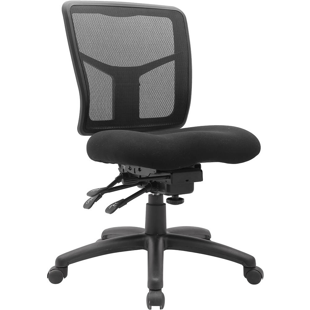Image for DIAMOND SYSTEM CHAIR MEDIUM MESH BACK BLACK from That Office Place PICTON