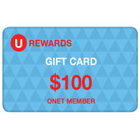 u-rewards $100 credit (30000 points required)