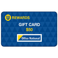 u-rewards $50 credit (16000 points required)