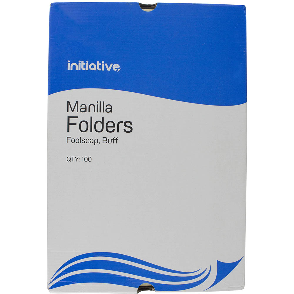 INITIATIVE MANILLA FOLDERS FOOLSCAP BUFF BOX 100 |  | 7009108