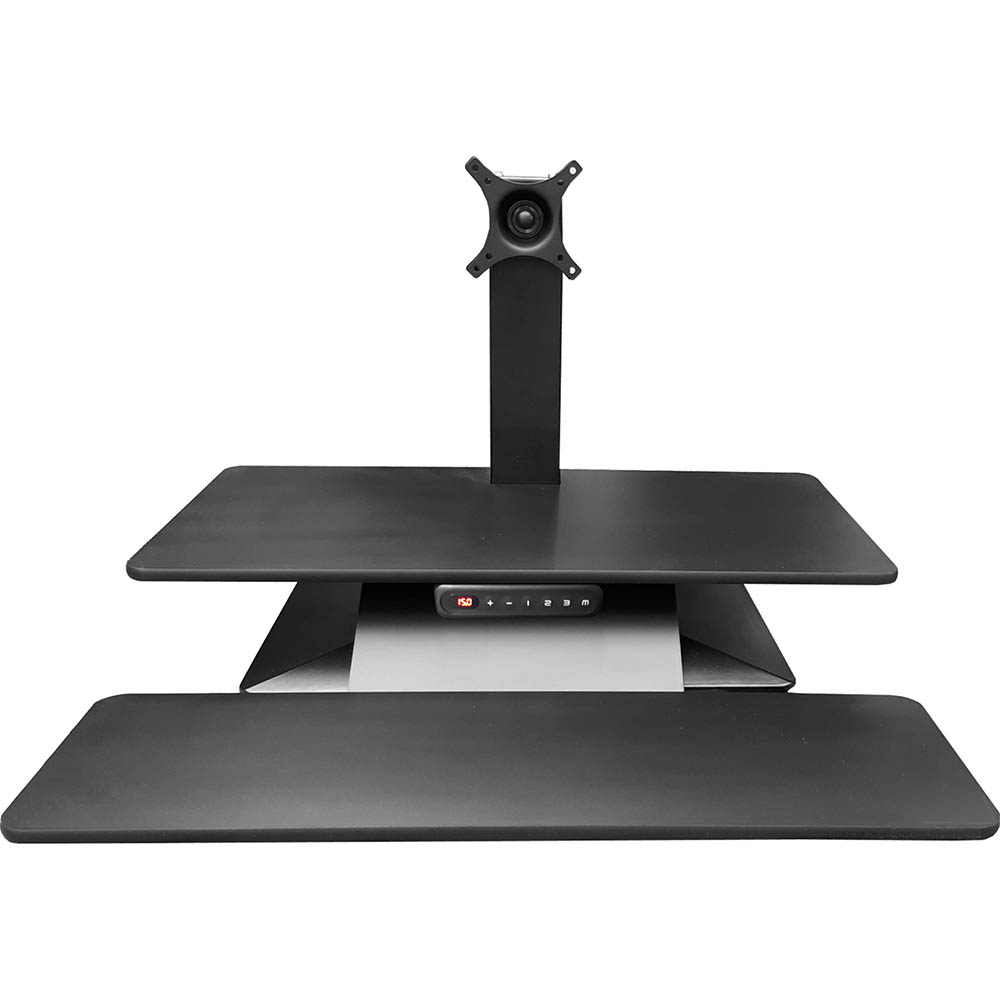 Image for STANDESK MEMORY SIT-STAND WORKSTATION 700 X 390MM BLACK from Mitronics Corporation