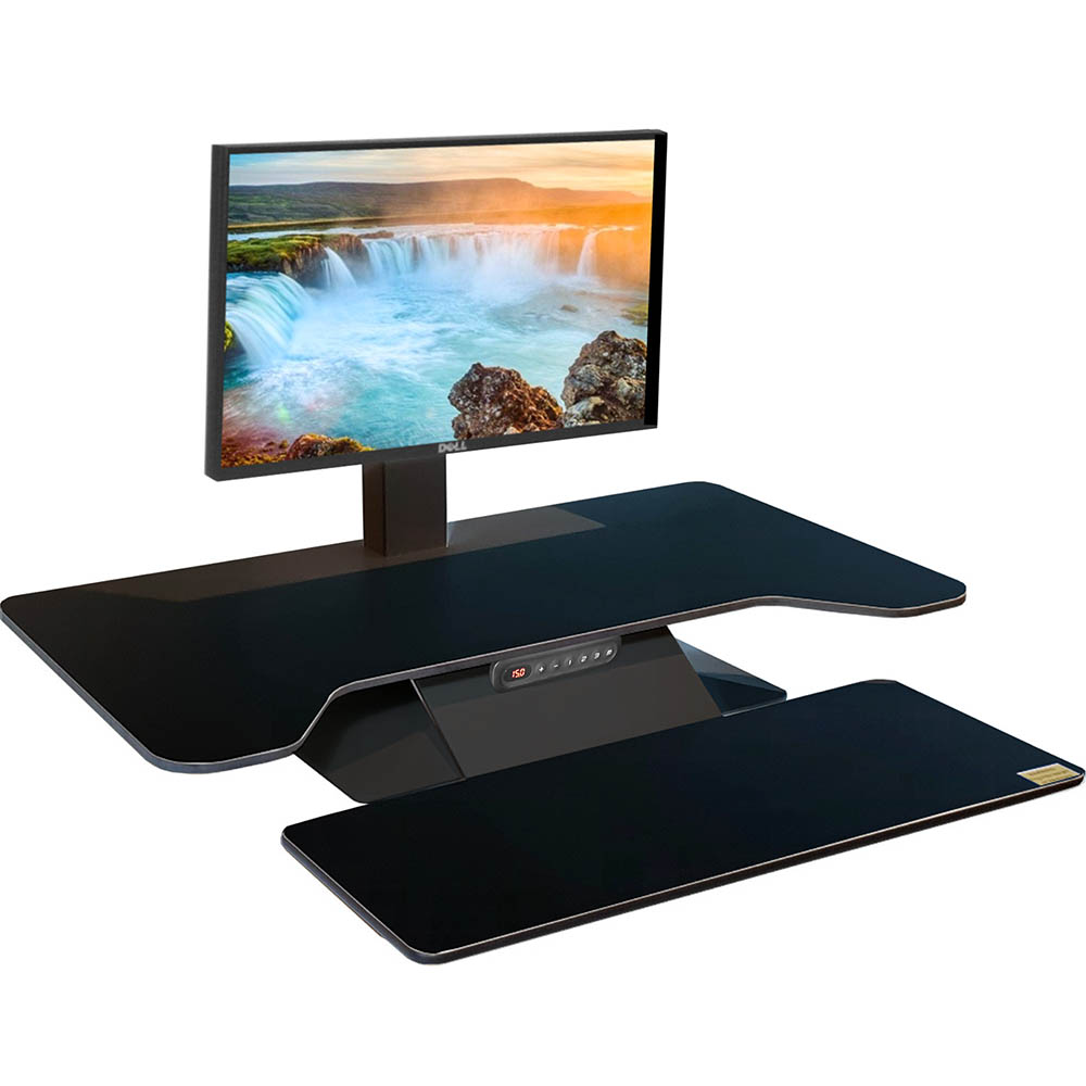 Image for STANDESK PRO MEMORY SIT-STAND WORKSTATION 900 X 540MM BLACK from That Office Place PICTON