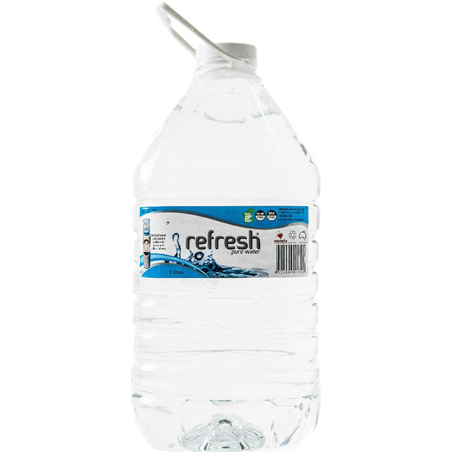 Image for REFRESH PURE DRINKING WATER 5 LITRE CARTON 3 from Positive Stationery