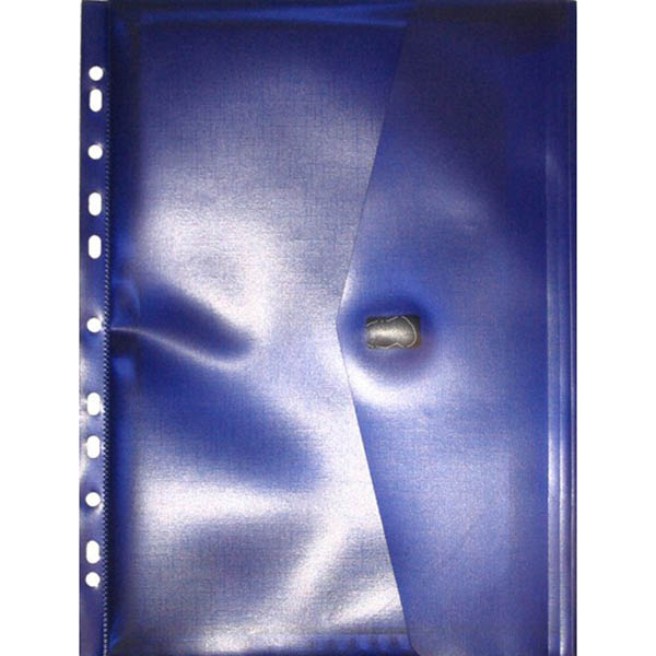 Image for POP POLYWALLY BINDER WALLET HOOK AND LOOP CLOSURE 30MM GUSSET A4 PURPLE from Mitronics Corporation