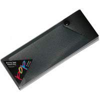 pop drawer type pencil box 25 x 75 x 200mm black
