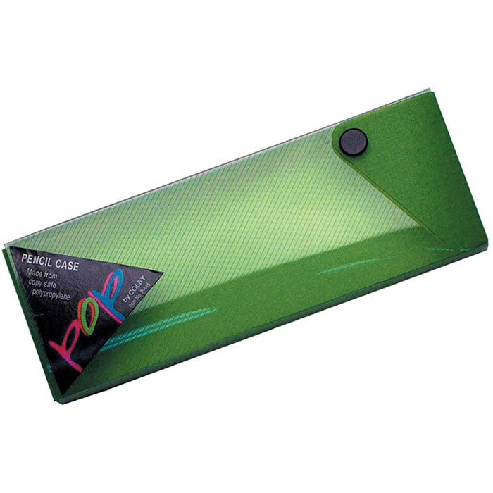 Image for POP DRAWER TYPE PENCIL BOX 25 X 75 X 200MM LIME from Office Heaven