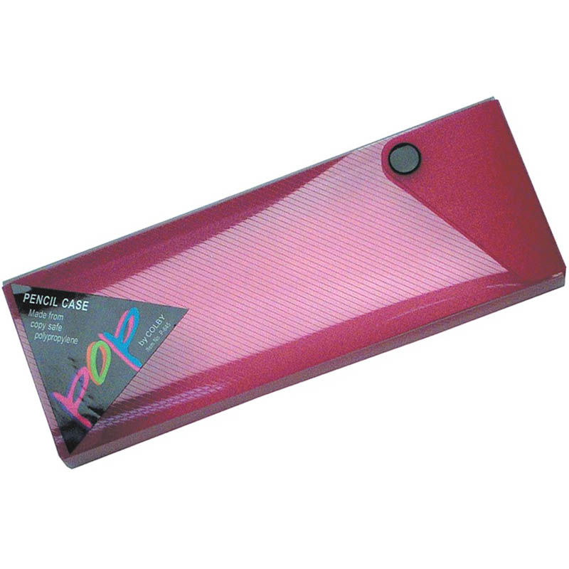 Image for POP DRAWER TYPE PENCIL BOX 25 X 75 X 200MM PINK from BusinessWorld Computer & Stationery Warehouse