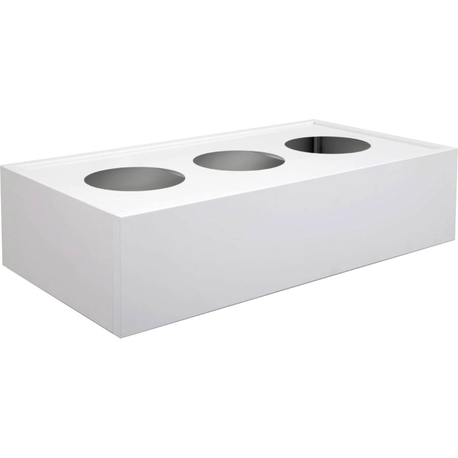 Image for GO STEEL PLANTER BOX 1200MM WHITE CHINA from Office Heaven