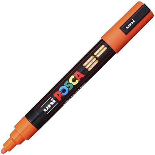 Image for POSCA PC-3M PAINT MARKER BULLET FINE 1.3MM ORANGE from Memo Office and Art