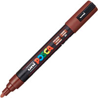 posca pc-5m paint marker bullet medium 2.5mm cacao brown