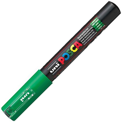 Image for POSCA PC-5M PAINT MARKER BULLET MEDIUM 2.5MM GREEN from Office Heaven