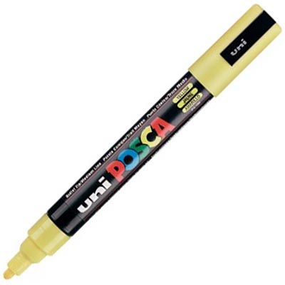 Image for POSCA PC-5M PAINT MARKER BULLET MEDIUM 2.5MM YELLOW from Mitronics Corporation