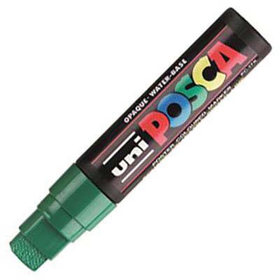 Image for POSCA PC-17K PAINT MARKER CHISEL EXTRA BROAD 15MM GREEN from Challenge Office Supplies