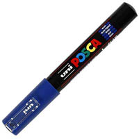 posca pc-1m paint marker bullet extra fine 1.0mm blue