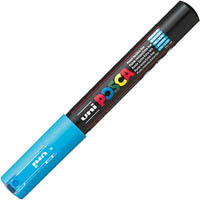 posca pc-1m paint marker bullet extra fine 1.0mm light blue