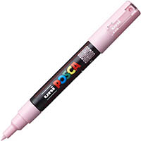 posca pc-1m paint marker bullet extra fine 1.0mm light pink