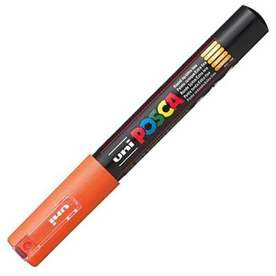 Image for POSCA PC-1M PAINT MARKER BULLET EXTRA FINE 1.0MM ORANGE from Memo Office and Art