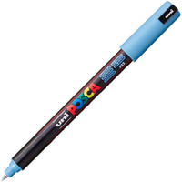 posca pc-1mr paint marker bullet ultra fine 0.7mm glacier blue