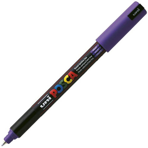 Image for POSCA PC-1MR PAINT MARKER BULLET ULTRA FINE 0.7MM VIOLET from Memo Office and Art