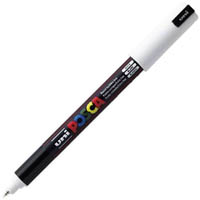 posca pc-1mr paint marker bullet ultra fine 0.7mm white