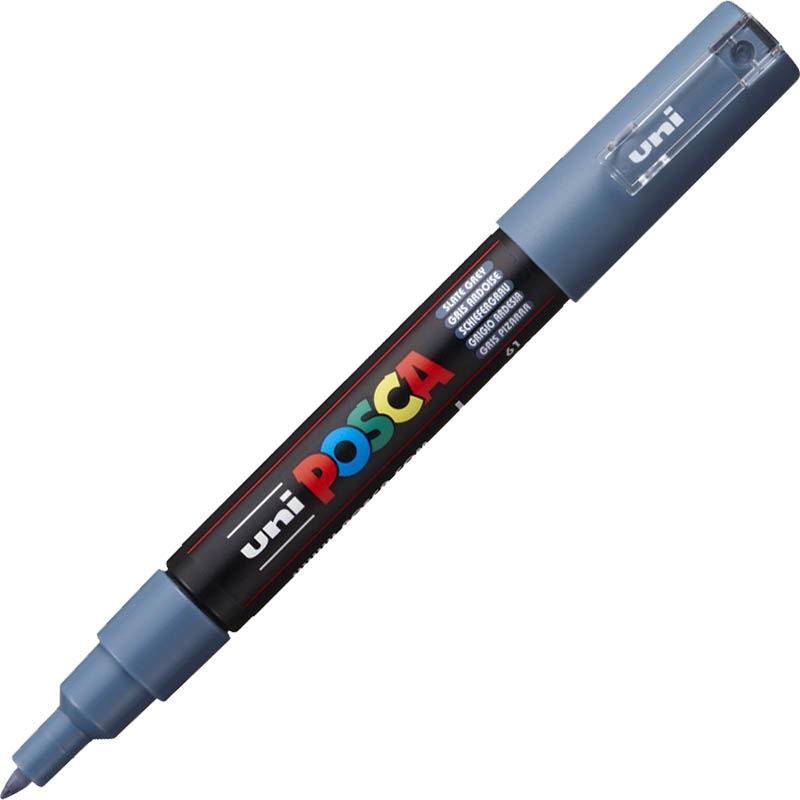 Image for POSCA PC-1M PAINT MARKER BULLET EXTRA FINE 1.0MM SLATE GREY from Memo Office and Art
