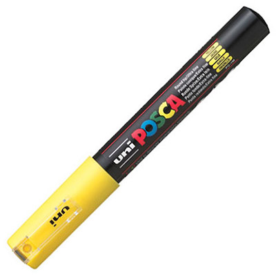 Image for POSCA PC-1M PAINT MARKER BULLET EXTRA FINE 1.0MM YELLOW from Mitronics Corporation