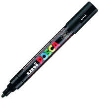 posca pc-5m paint marker bullet medium 2.5mm black